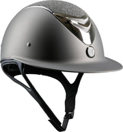 OneK Avancé Glossy ridehjelm. Glitter silver