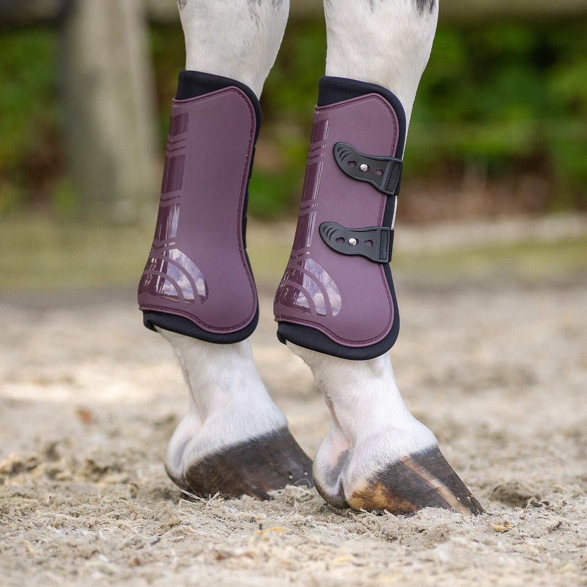 QHP ESSENTIALS Springgamacher. Sæt med 4. Bordeaux