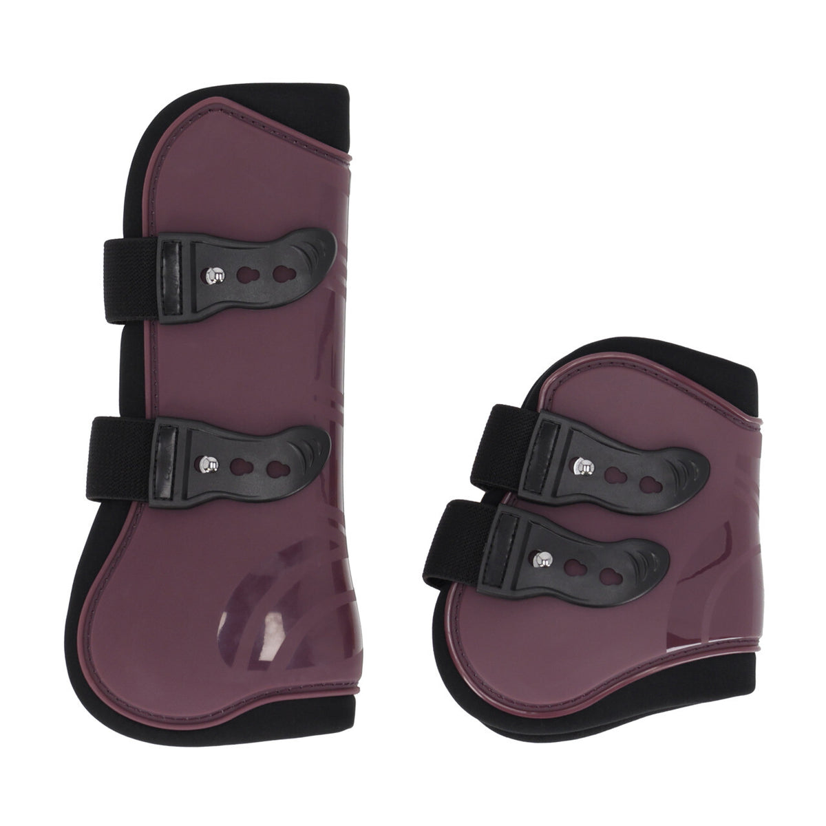 QHP ESSENTIALS Springgamacher. Sæt med 4. Bordeaux