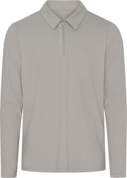 CATAGO VICTOR Langærmet polo. Opal Gray. Herre