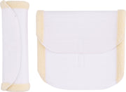 HORSEGUARD Bandageunderlag med imiteret lam. Hvid. 45x37cm