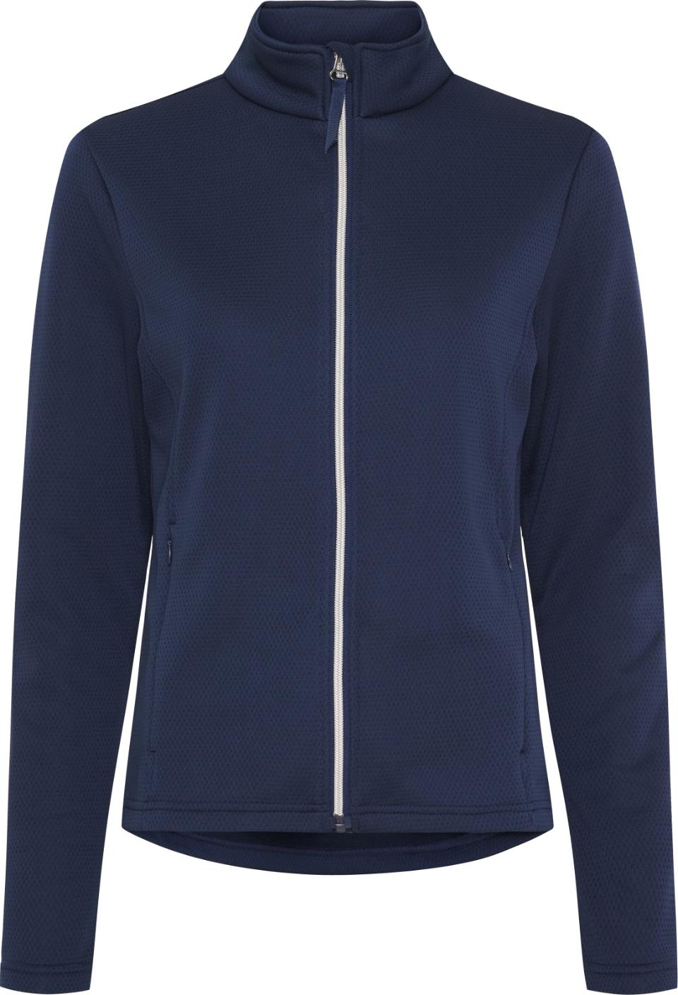 EQUIPAGE VANABE Cardigan med lynlås. Navy