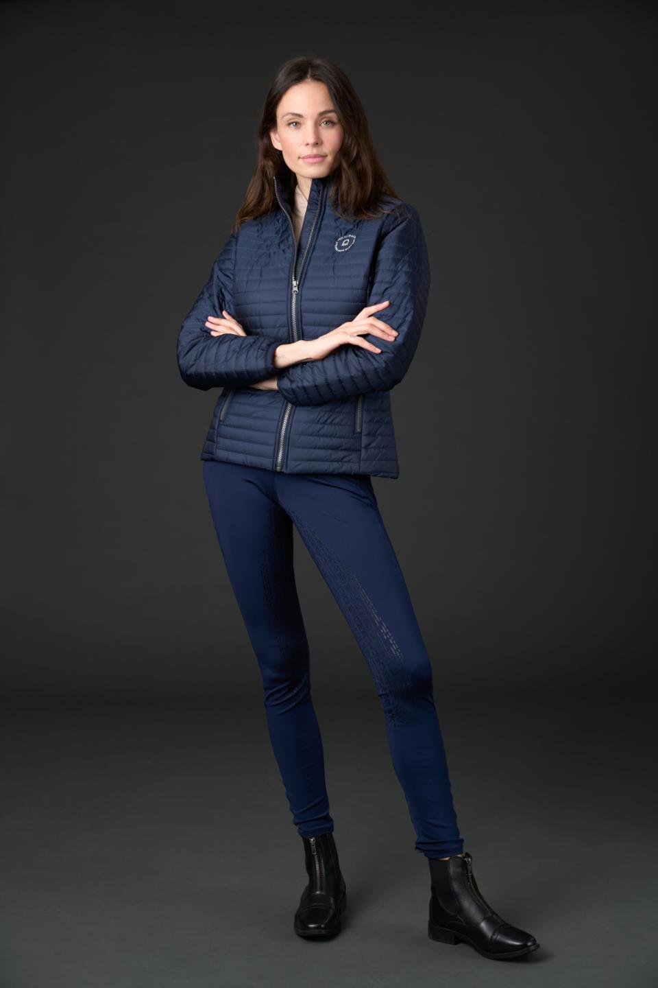EQUIPAGE TEMPER Ridejakke. Navy