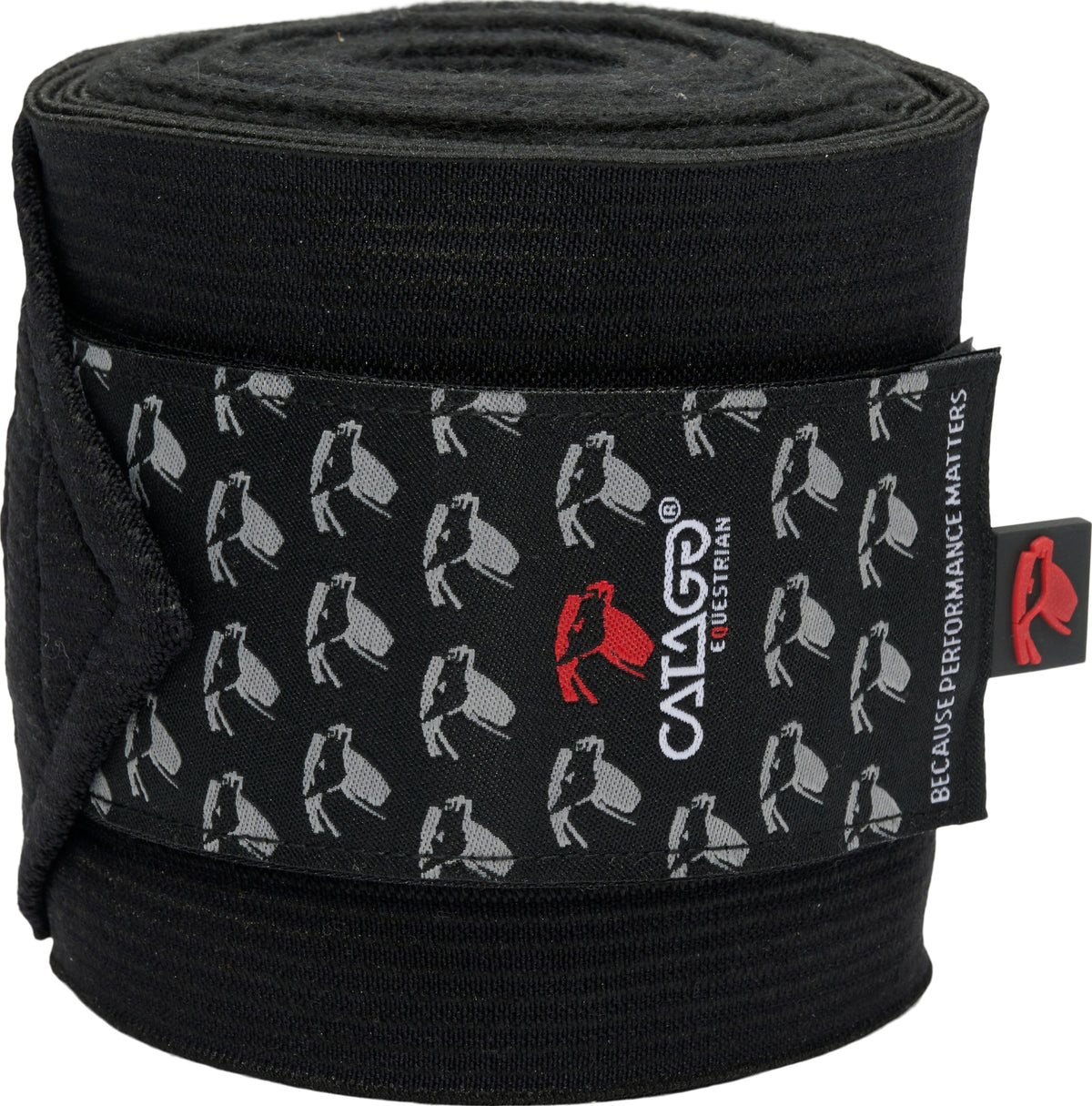Catago Fleece/elastik Bandager, sort