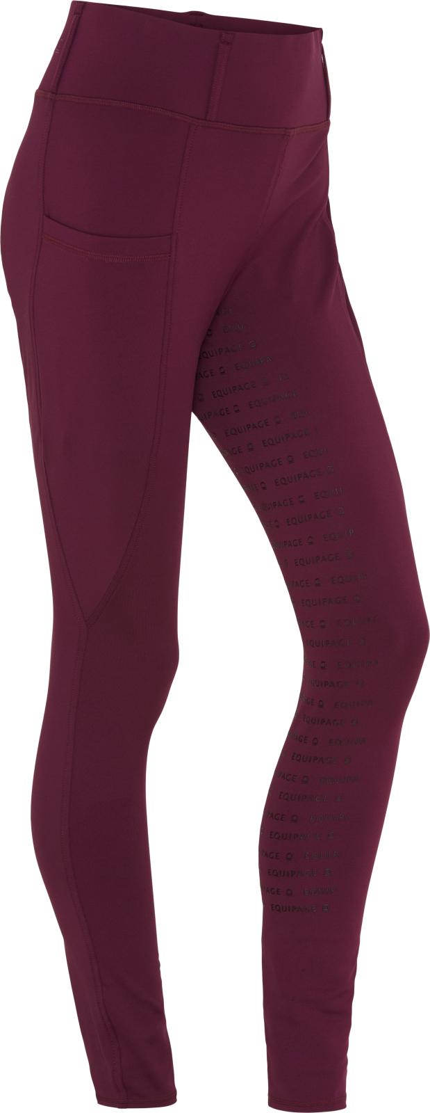 EQUIPAGE KENDRA Ridetights med full grip. Italian Plum