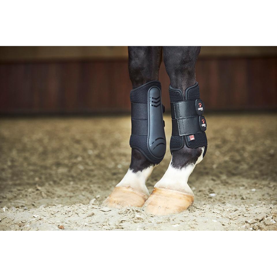 CATAGO FIR-TECH Dressurgamacher med mesh. Sort