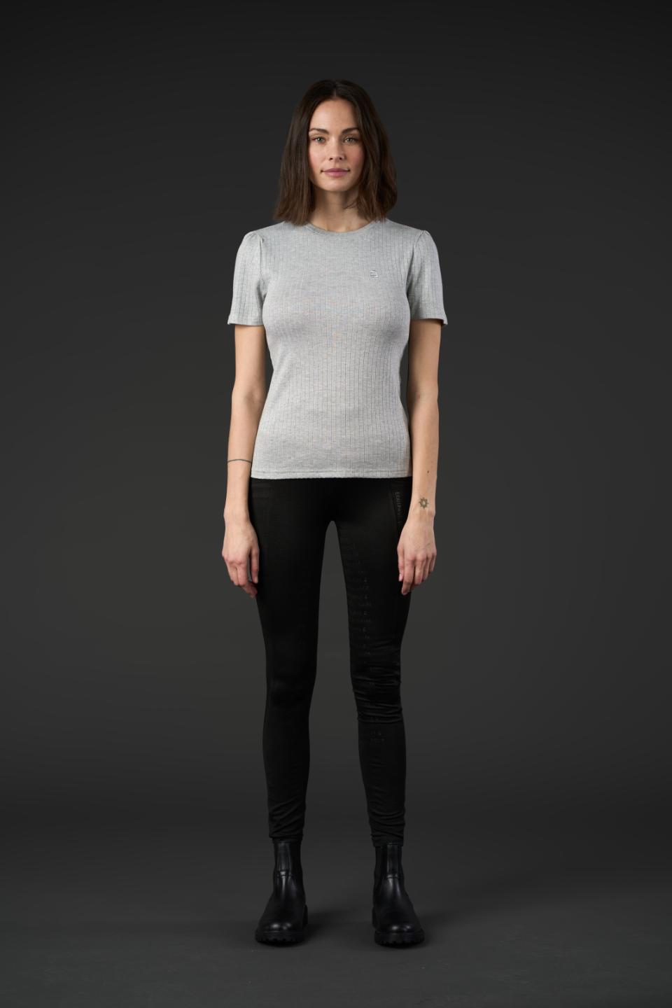 EQUIPAGE ALEXA Kortærmet T-shirt. Monument