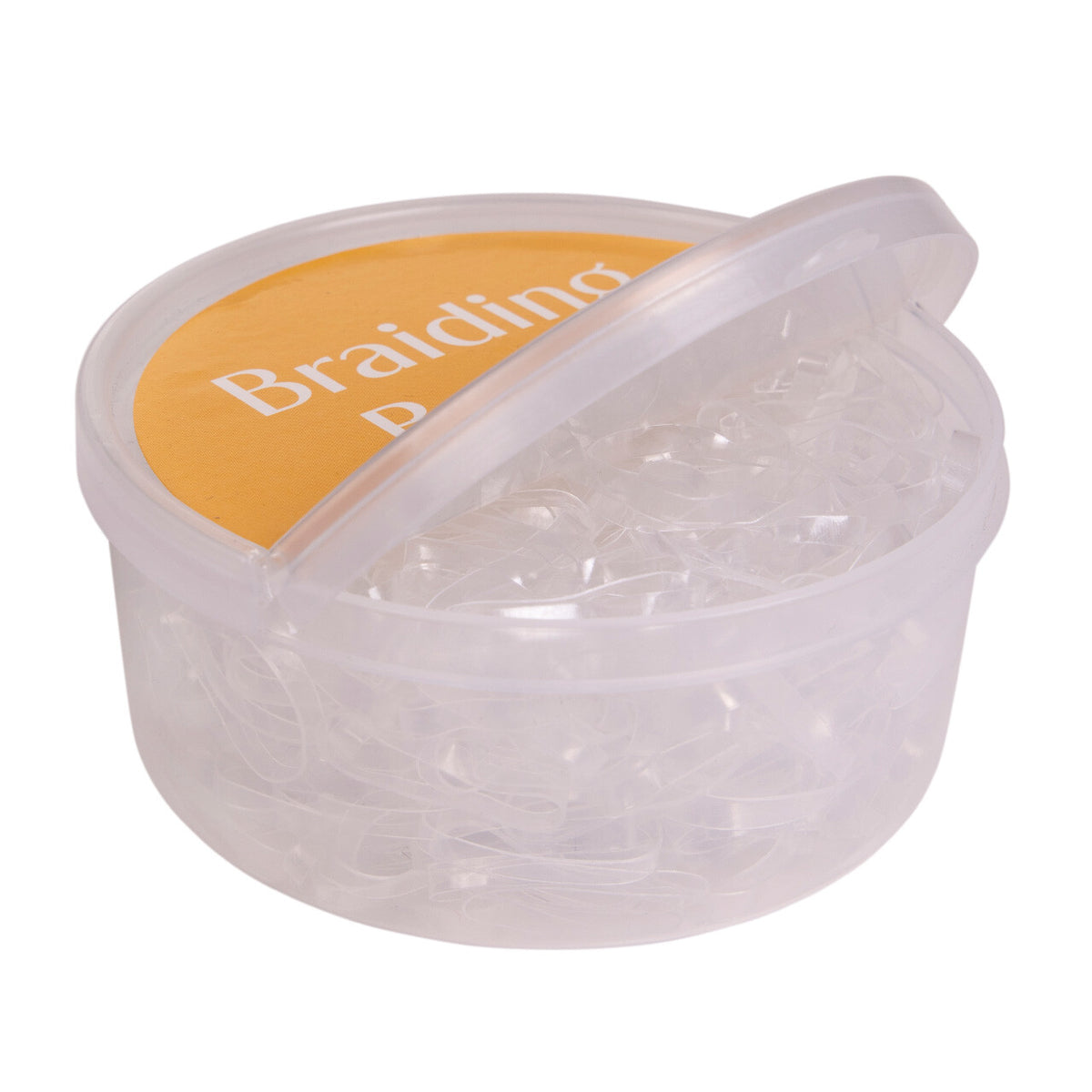 QHP Gummielastikker. Transparent. 450stk