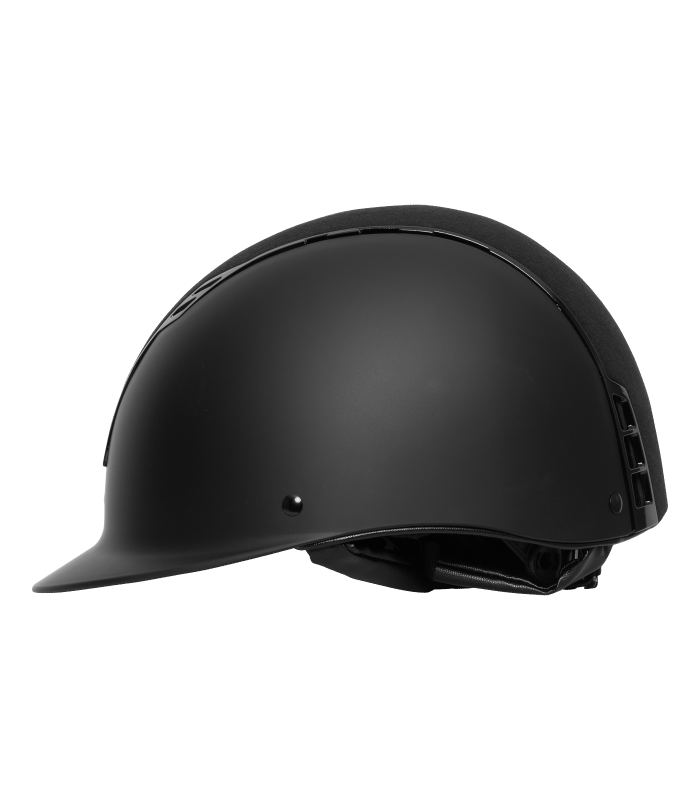 SWING H22 SHINE Ridehjelm. Mat sort/fløjl