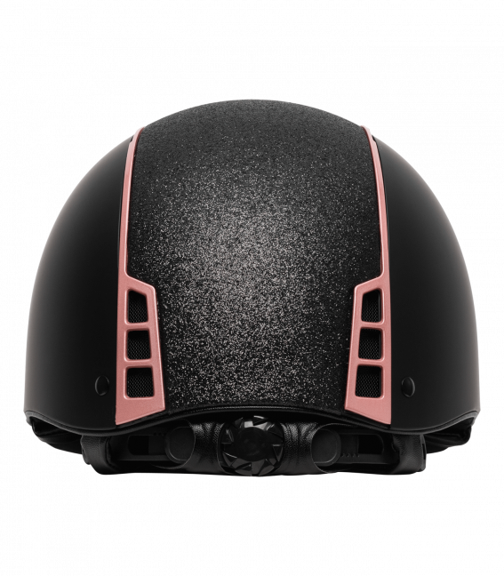 SWING H22 SHINE Ridehjelm. Mat sort/rosegold