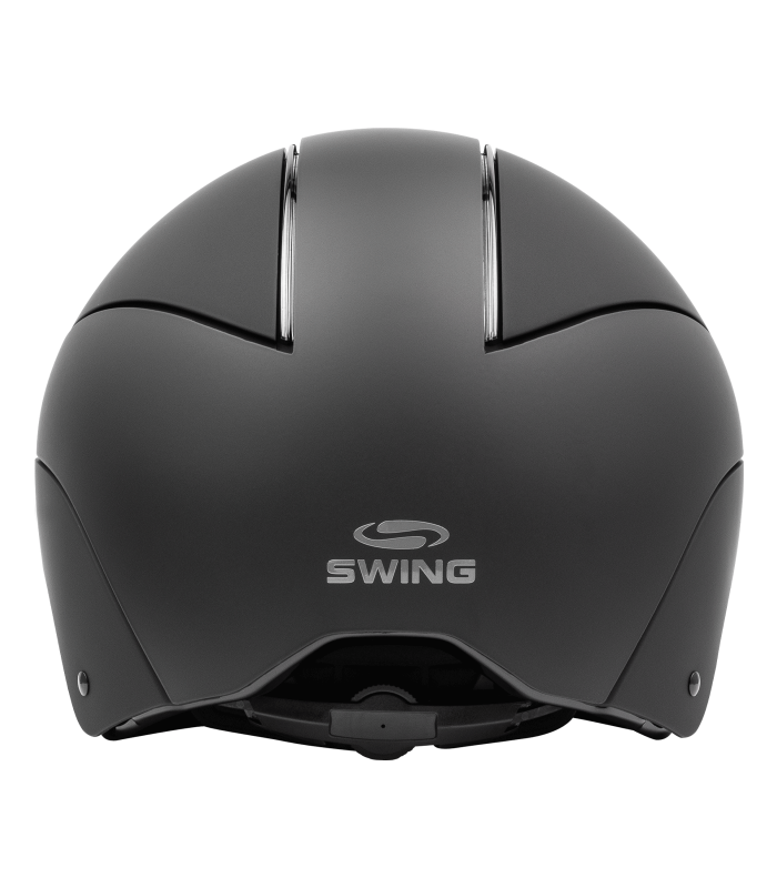 SWING H24 Chrome Ridehjelm. Mat sort.