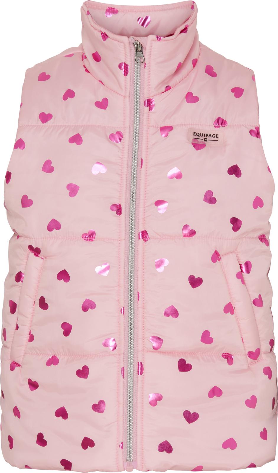 EQUIPAGE KIDS THILDA Vest. Pink Mist