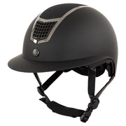 BR LAMBDA PLUS Glitter ridehjelm. Sort/Gunmetal