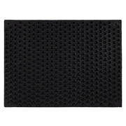 QHP Gnubbe/massageplade. Sort. 30x40 cm