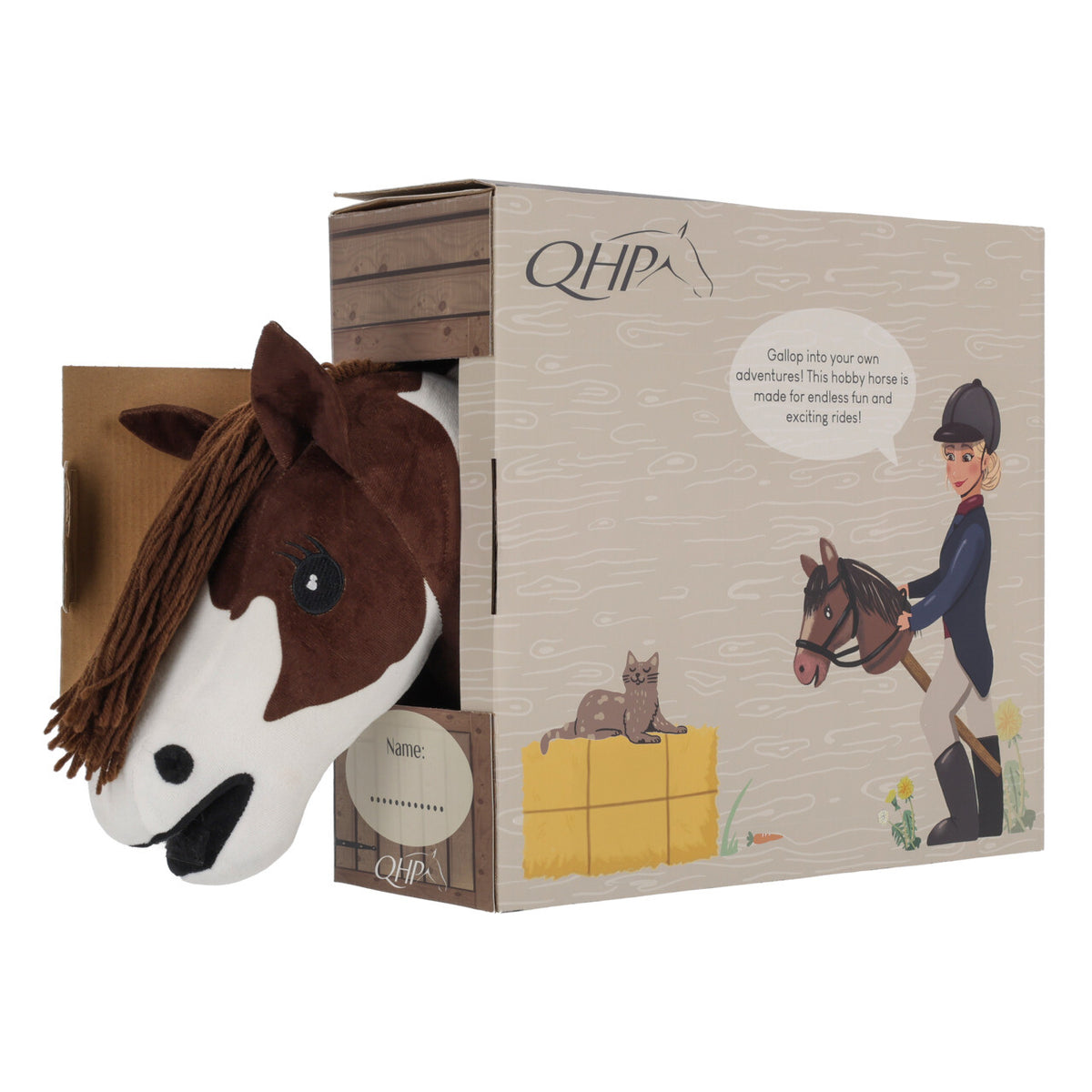 QHP HOBBY HORSE Kæphest. Broget