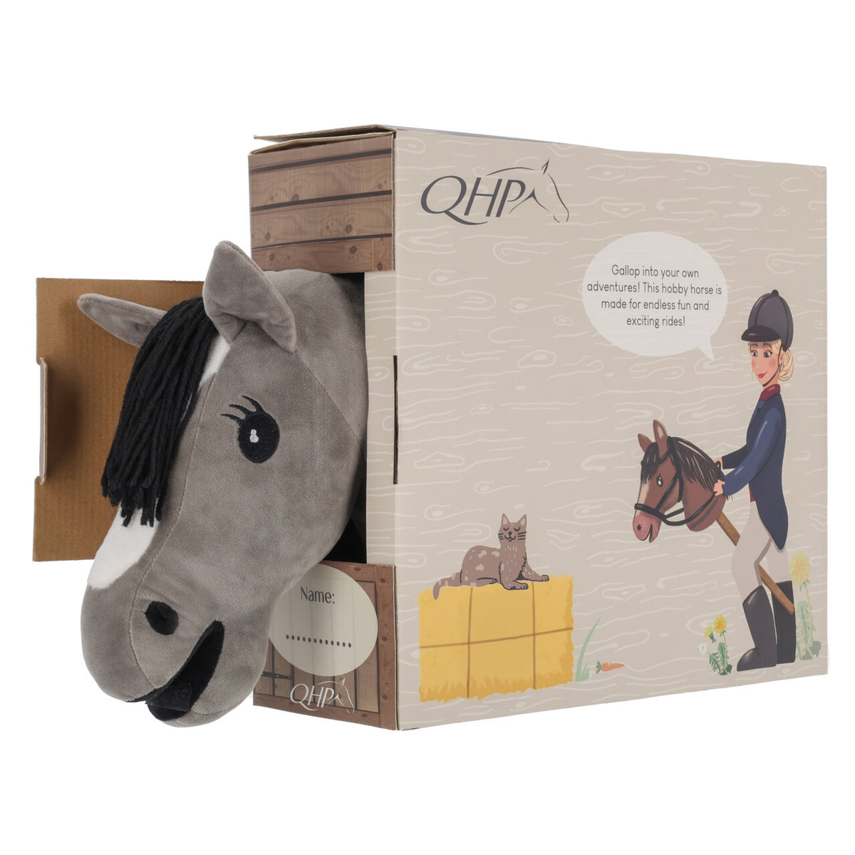 QHP HOBBY HORSE Kæphest. Grå