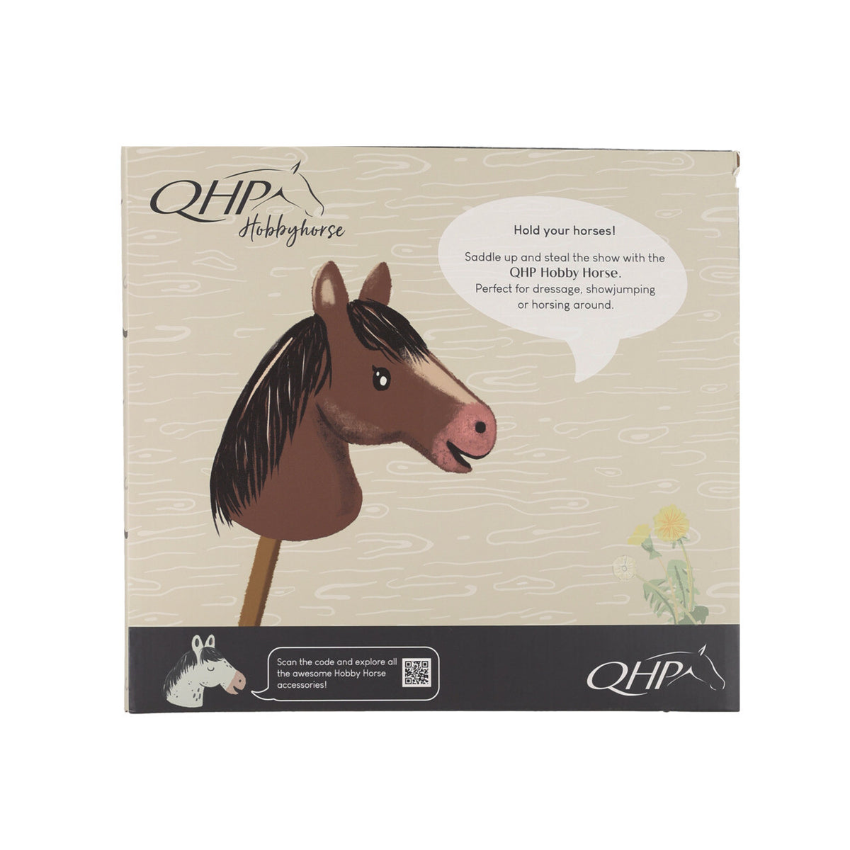 QHP HOBBY HORSE Kæphest. Grå