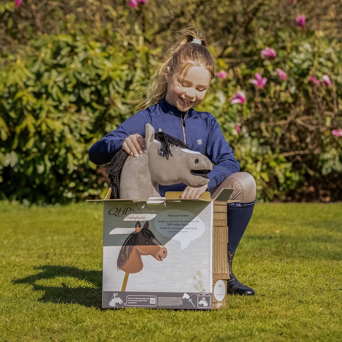 QHP HOBBY HORSE Kæphest. Grå