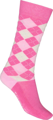 EQUIPAGE LAX Ridestrømper.  Phlox Pink