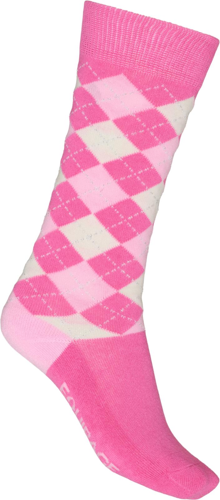 EQUIPAGE LAX Ridestrømper.  Phlox Pink