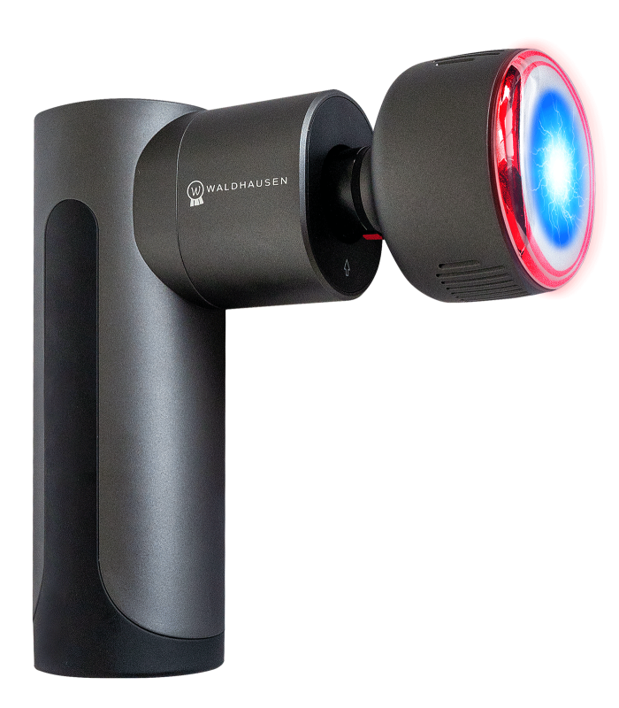 WALDHAUSEN Health + Care Pro Massagepistol, hot and cold.