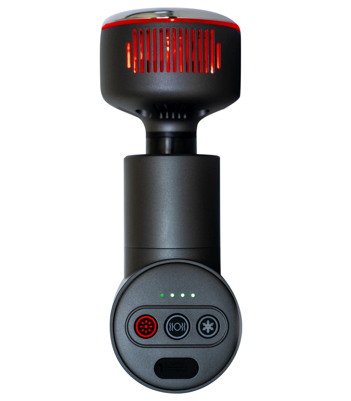 WALDHAUSEN Health + Care Pro Massagepistol, hot and cold.