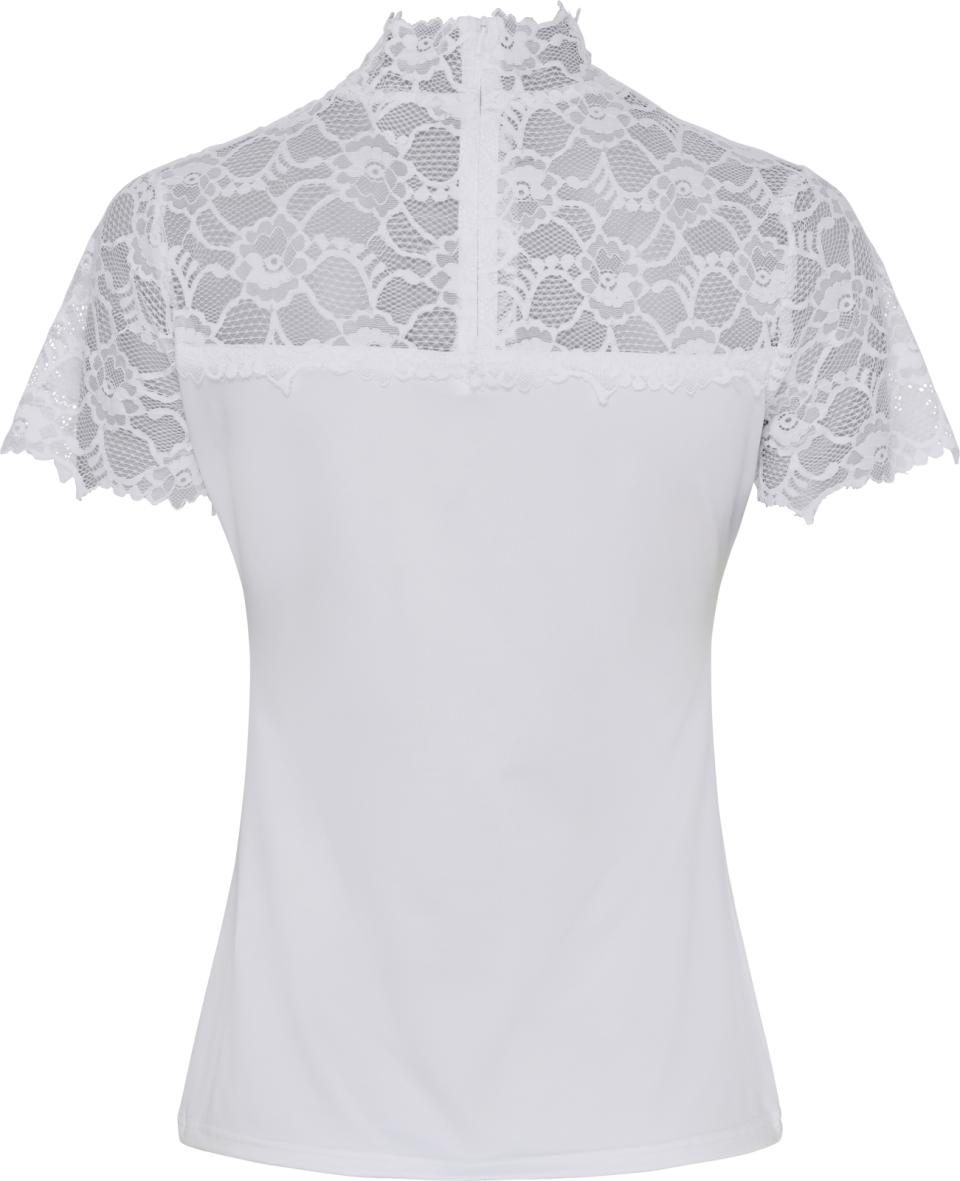 EQUIPAGE MALIKA Stævnebluse med blonder