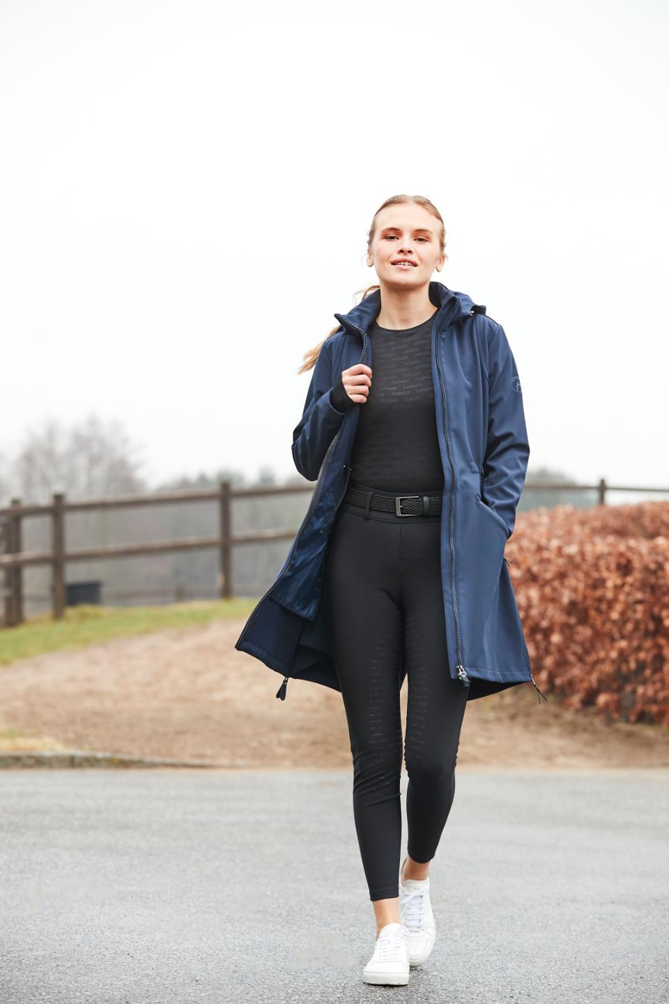 CATAGO AMINA Langærmet ridebluse med logo
