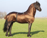 QHP ESSENTIAL BIG NECK Eksemdækken med hals. Brun
