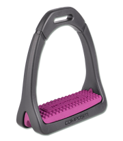 WALDHAUSEN COMFORT Letvægtsstigbøjler. Compositi. Sort/pink