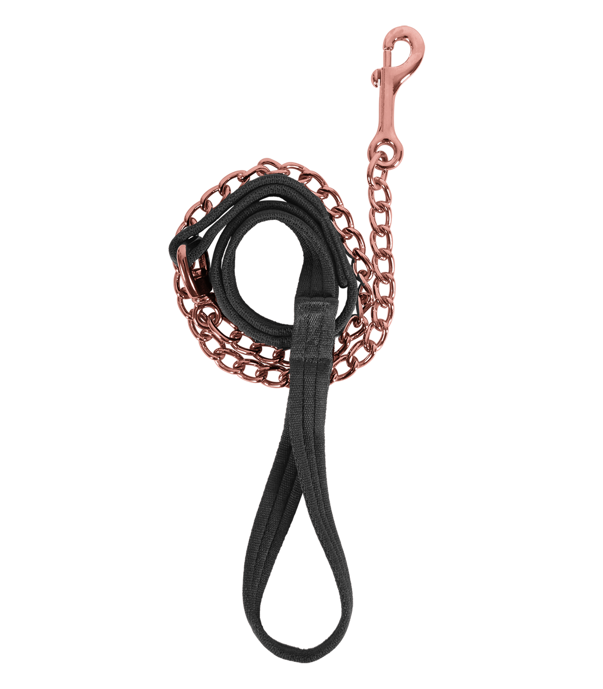 WALDHAUSEN Hingstekæde. Sort/rosegold