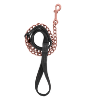 WALDHAUSEN Hingstekæde. Sort/rosegold