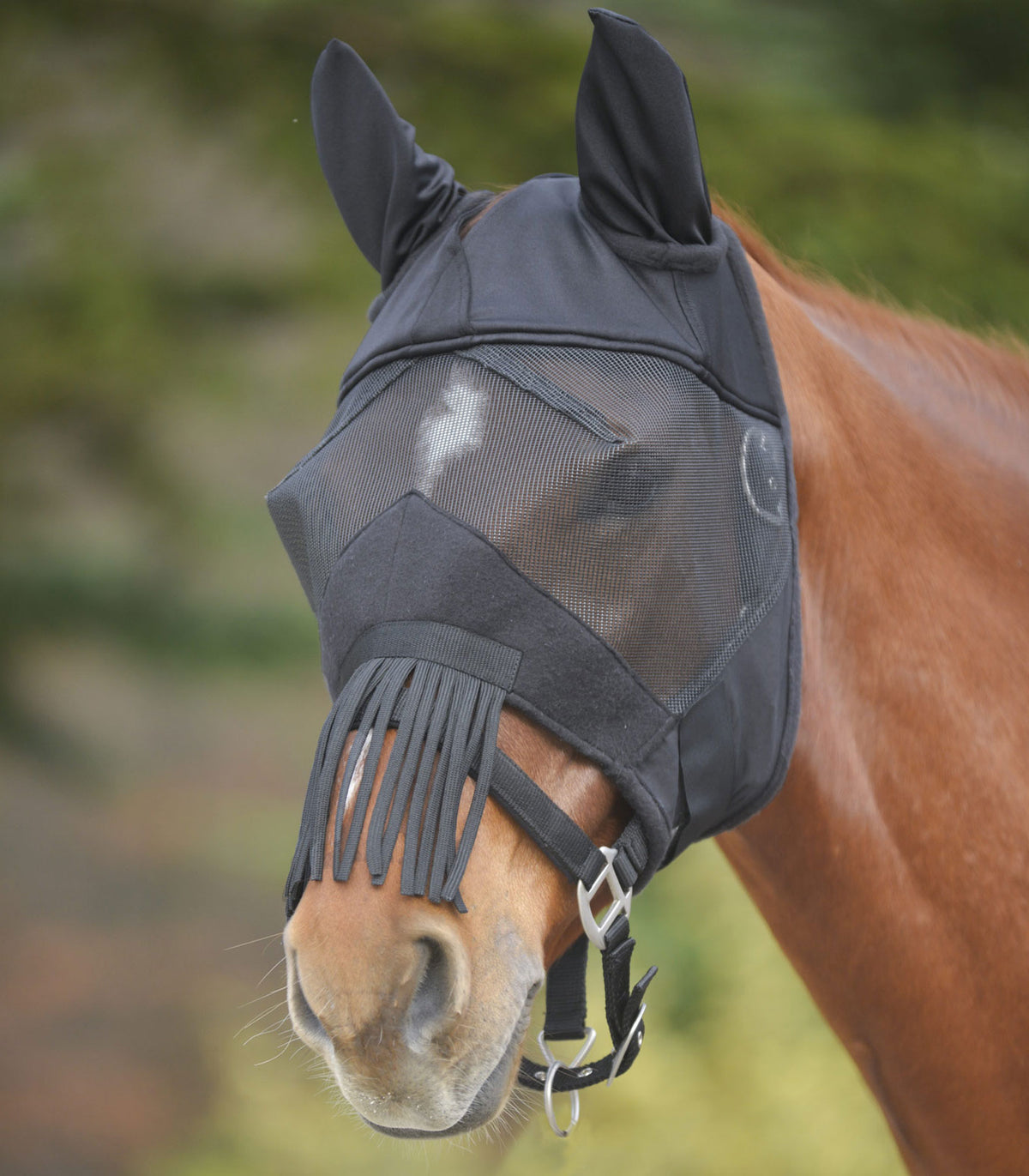 WALDHAUSEN PREMIUM fluemaske med ører og frynser