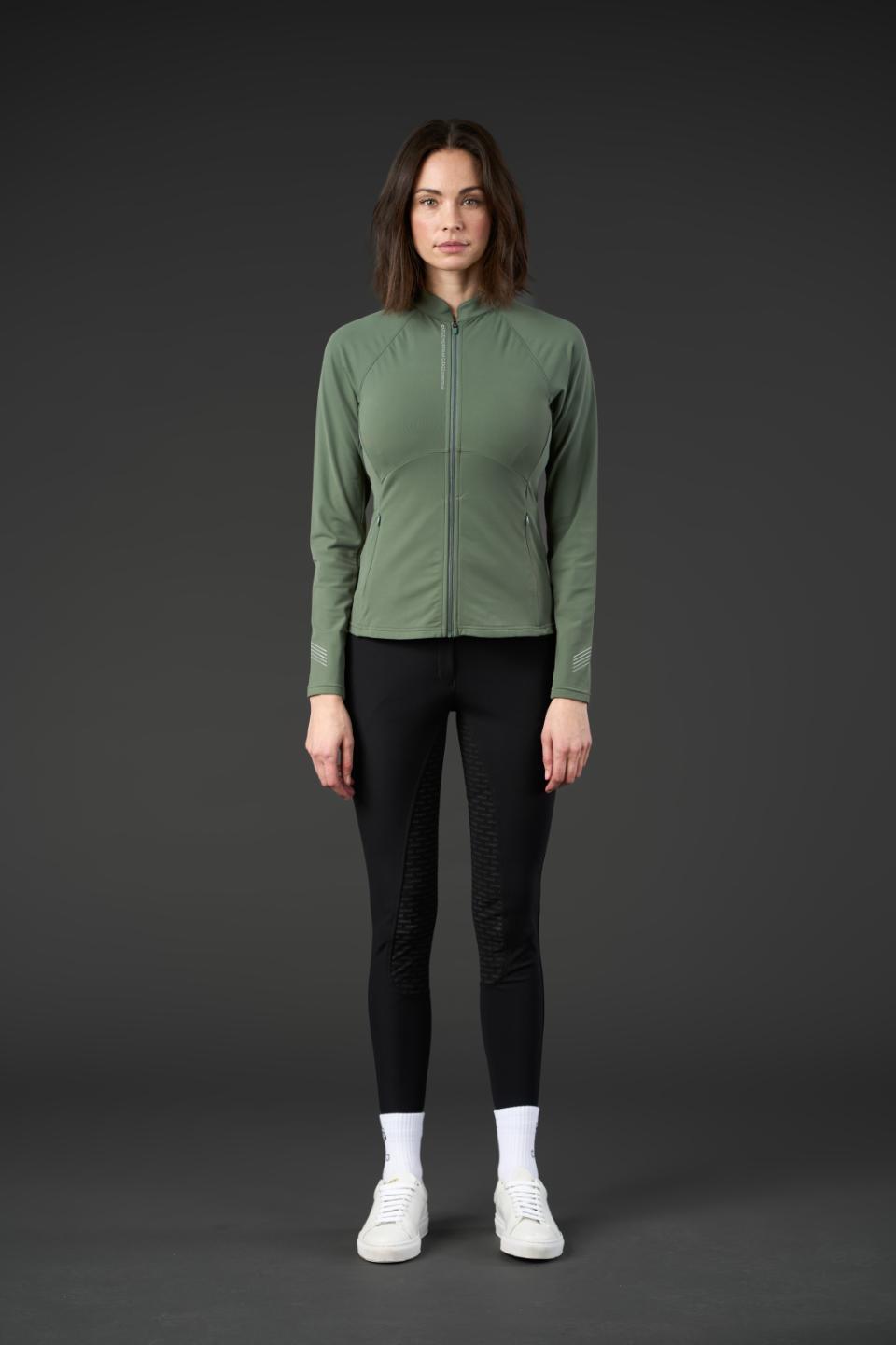 CATAGO TABITA Zip-cardigan. Laurel Wreath