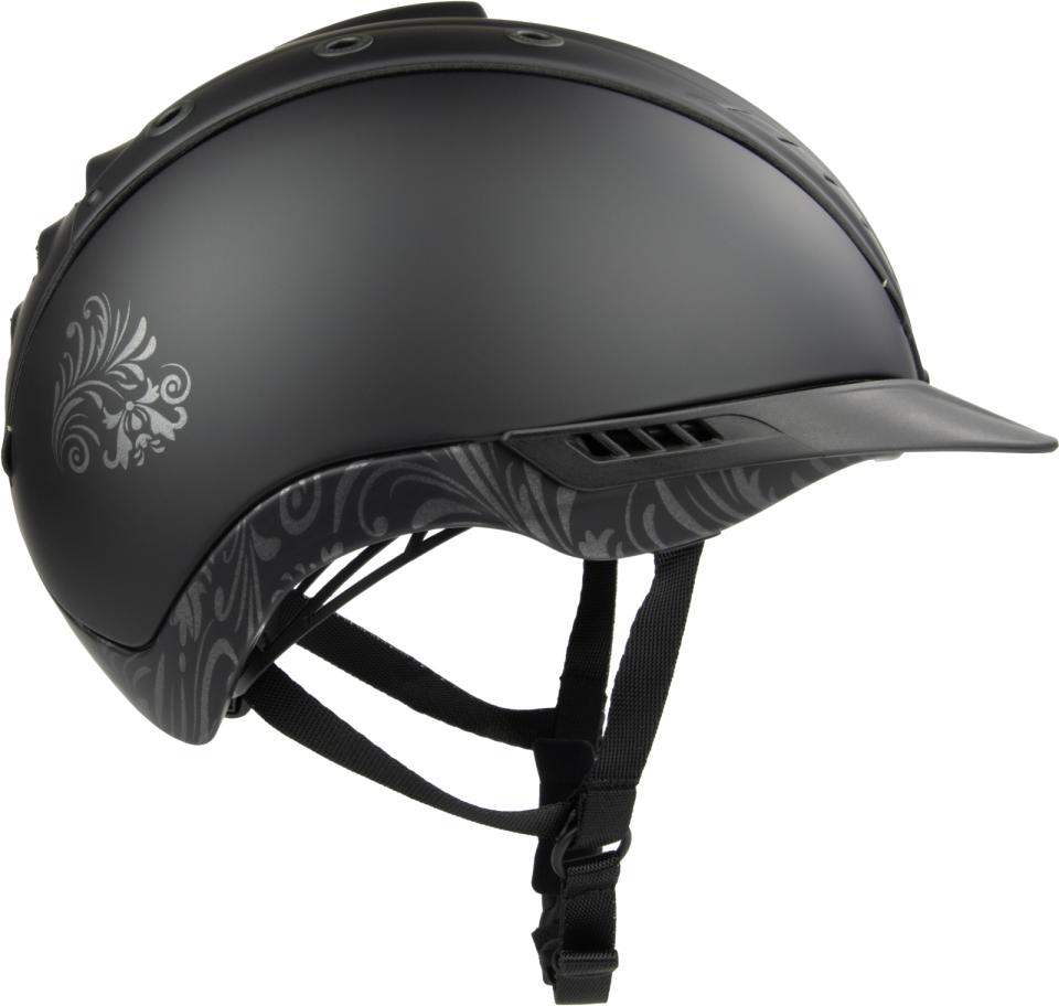 CASCO Mistral 2 Floral Ridehjelm. Sort