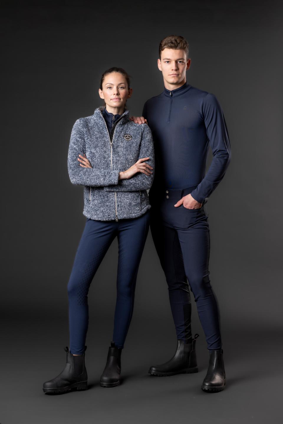 EQUIPAGE MEN STEVE Half-zip langærmet ridetrøje