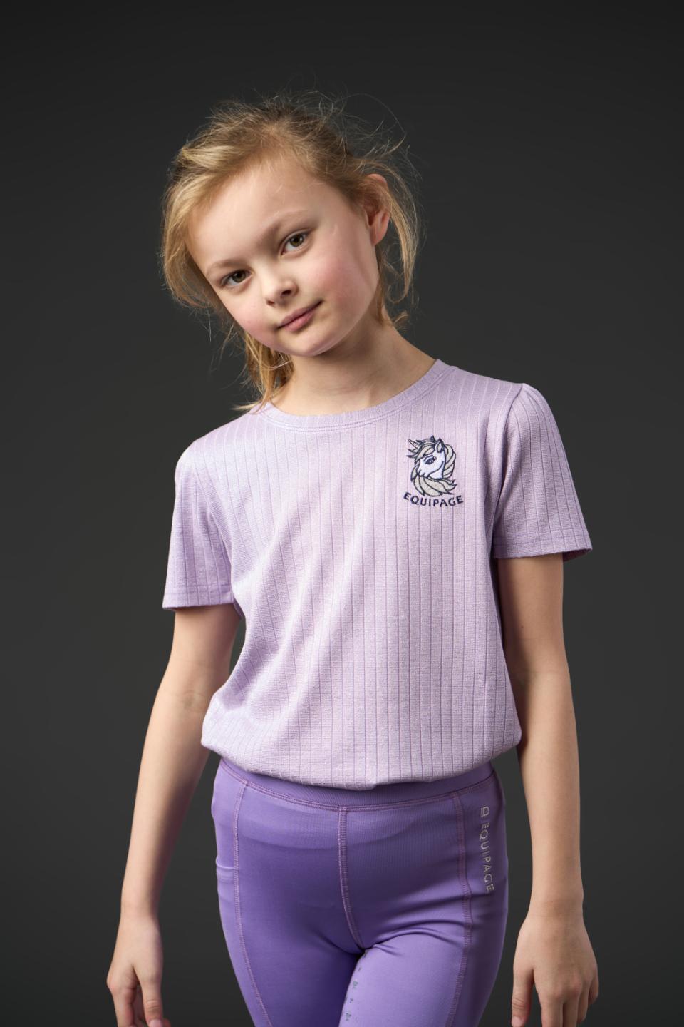 EQUIPAGE ALEXI T-shirt junior. Lavender