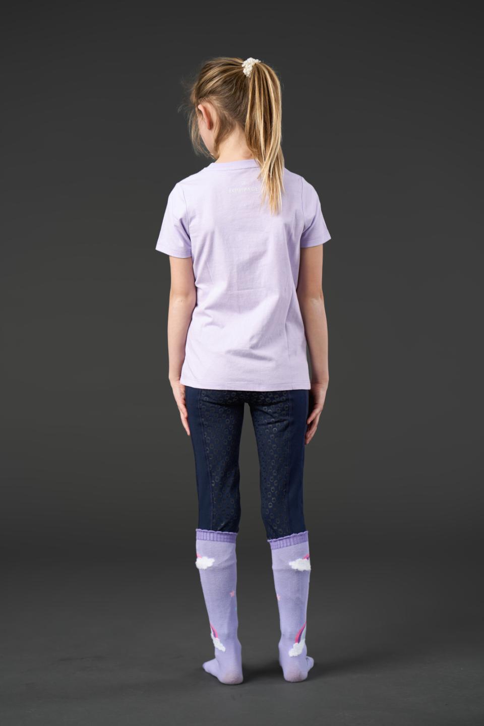 EQUIPAGE ANNA T-shirt junior. Lavender