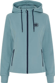 EQUIPAGE ABIGAIL Hoodie med lynlås. Arctic