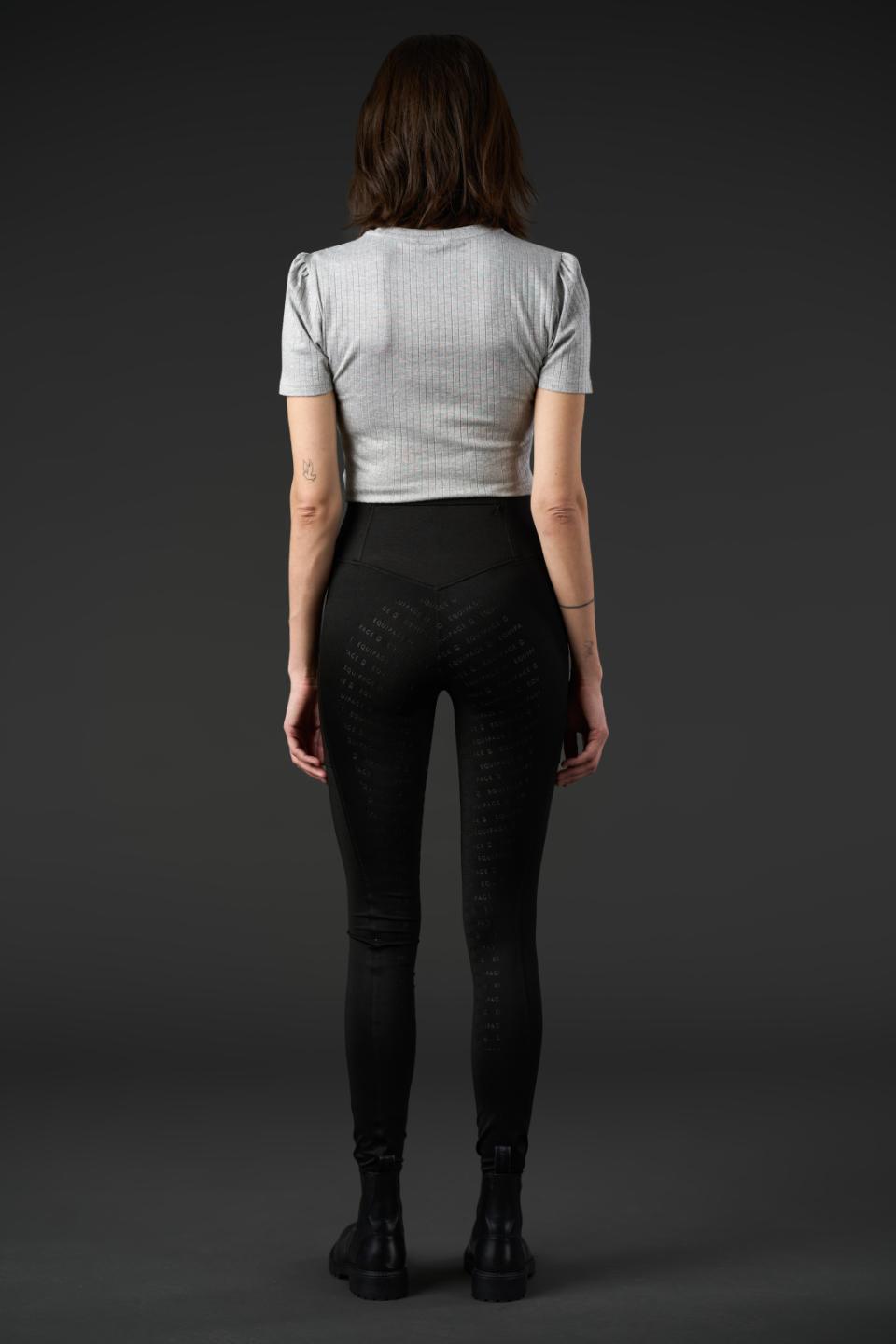 EQUIPAGE ADDISON Sommer ridetights. Sort