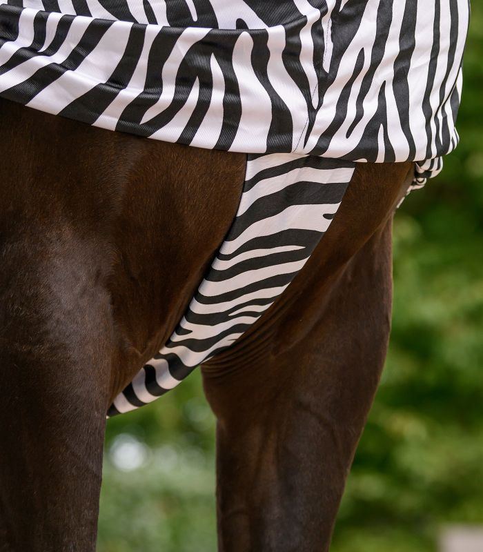 WALDHAUSEN BASIC Eksemdækken med maveklap. Zebra