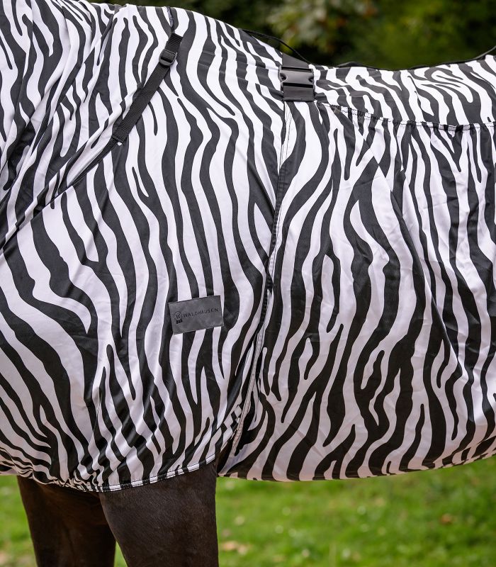 WALDHAUSEN BASIC Eksemdækken med maveklap. Zebra