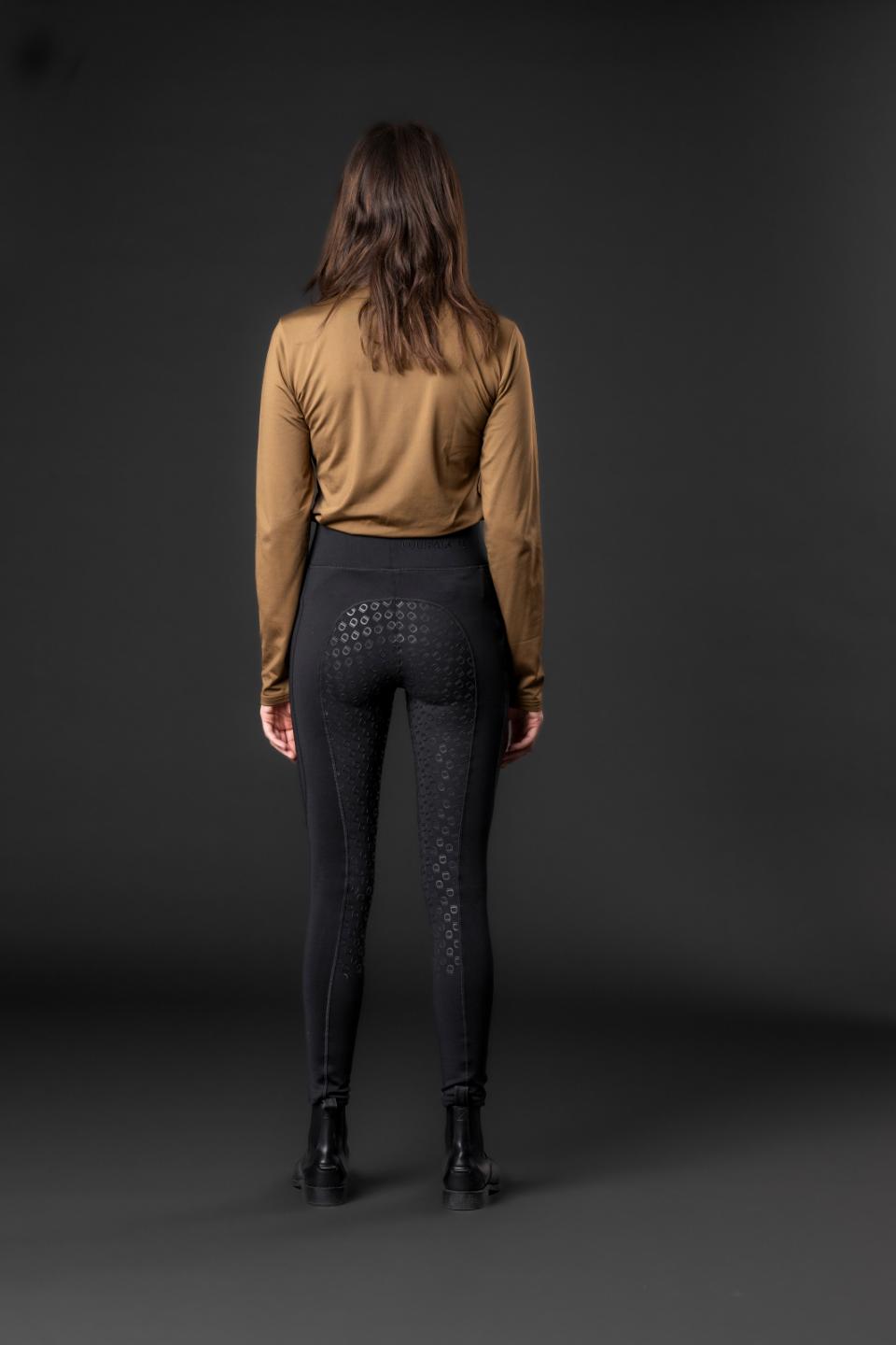 EQUIPAGE SAFINA Vinterridetights. Sort