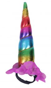 QHP Unicorn horn. Rainbow