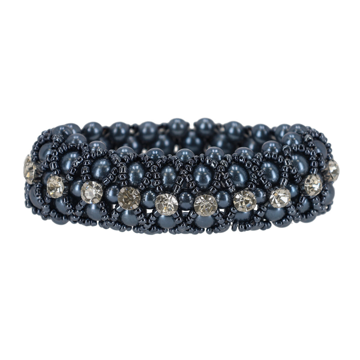 QHP DIAMOND Hårelastik. Navy