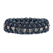 QHP DIAMOND Hårelastik. Navy