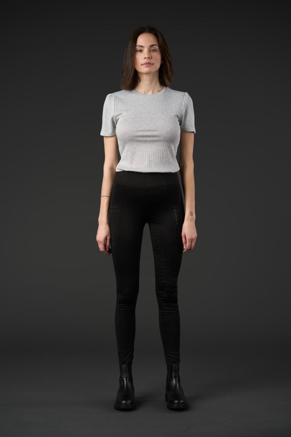 EQUIPAGE ADDISON Sommer ridetights. Sort