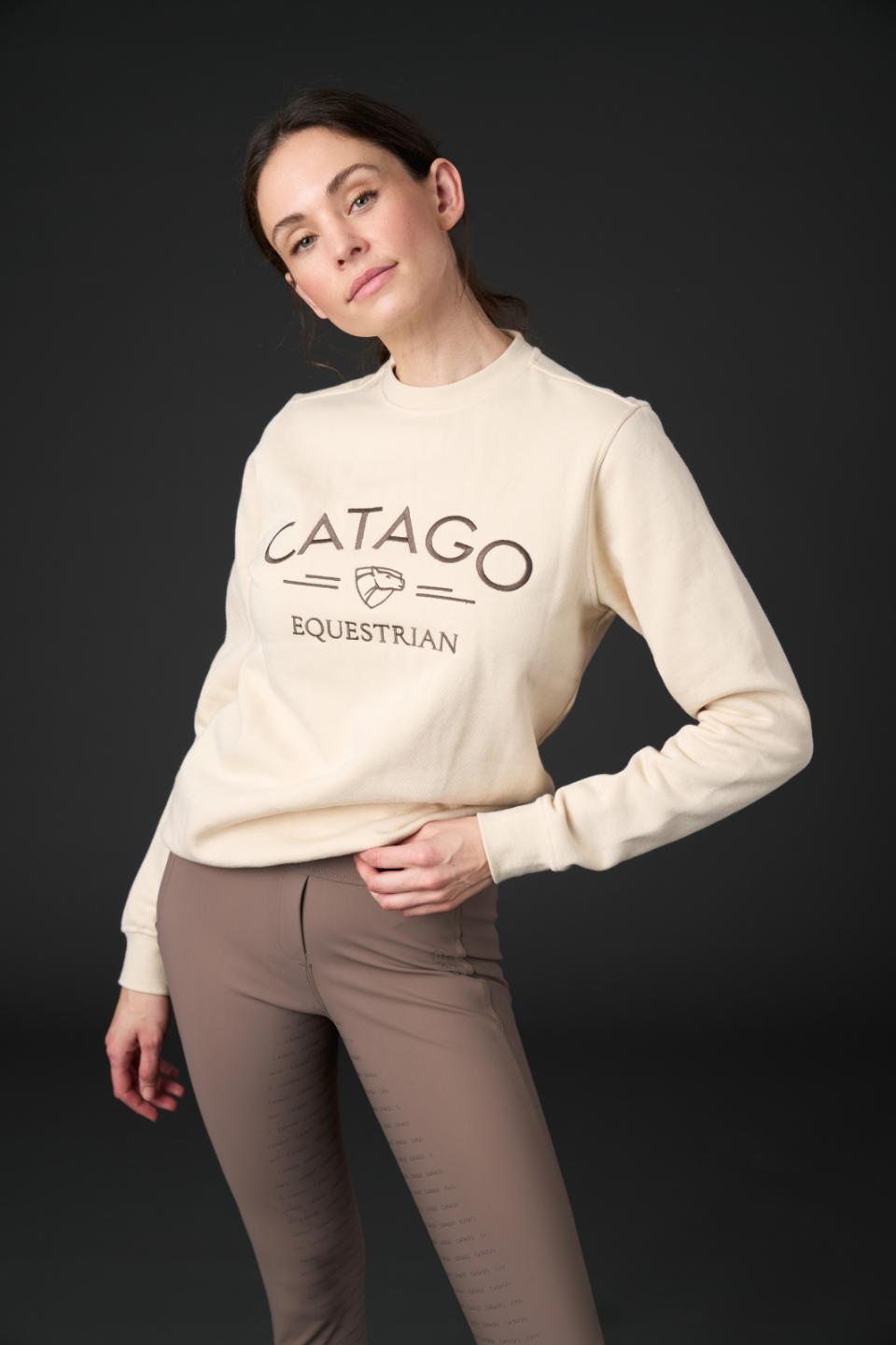 CATAGO TINLEY Langærmet sweatshirt. Sandshell