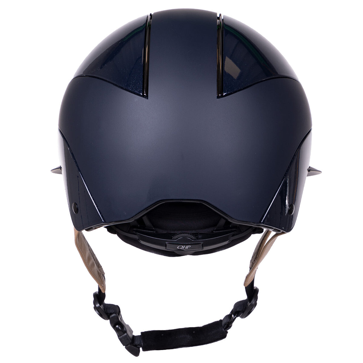 QHP MIAMI Ridehjelm. Navy med bred skygge