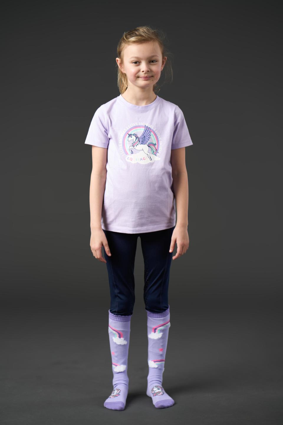 EQUIPAGE ANNA T-shirt junior. Lavender